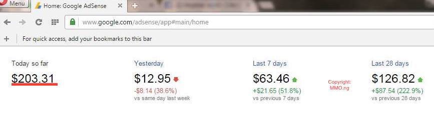 adsense earnings